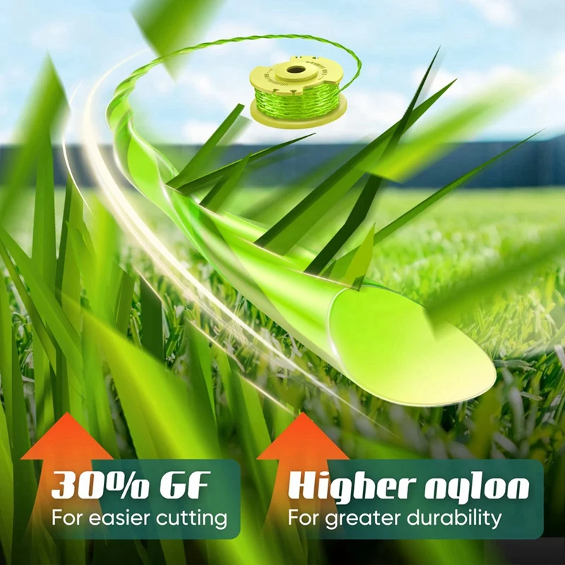 Trimmer Rope Lawn Mower Accessories Suitable For Ryobi One+ Series Lawn Mower AC80RL3/AC14HCA Mowing Rope