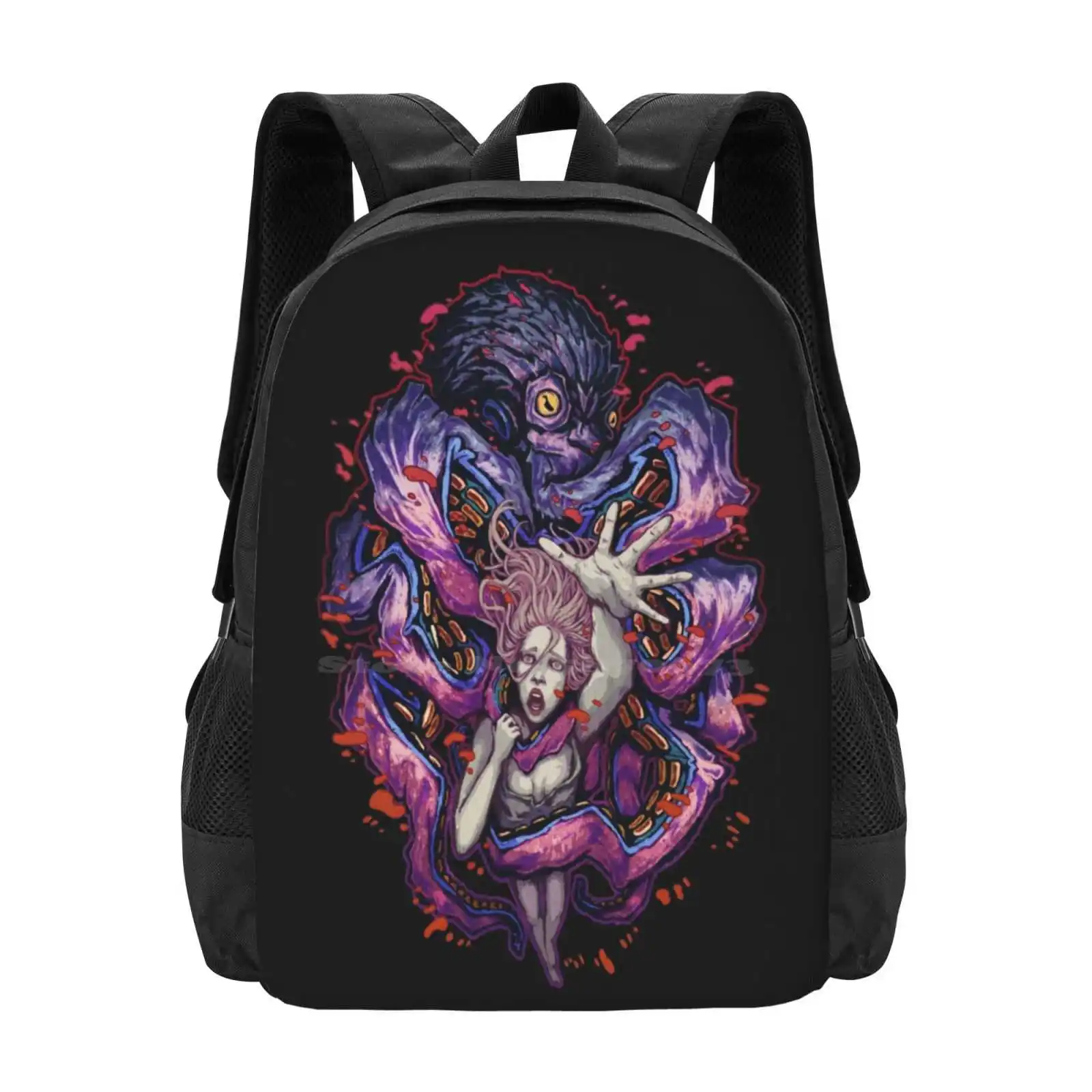 Octopus Monster Hot Sale Schoolbag Backpack Fashion Bags Animal Blood Bubble Carnivore Darkness Dead Death Deep Sea Die Diver