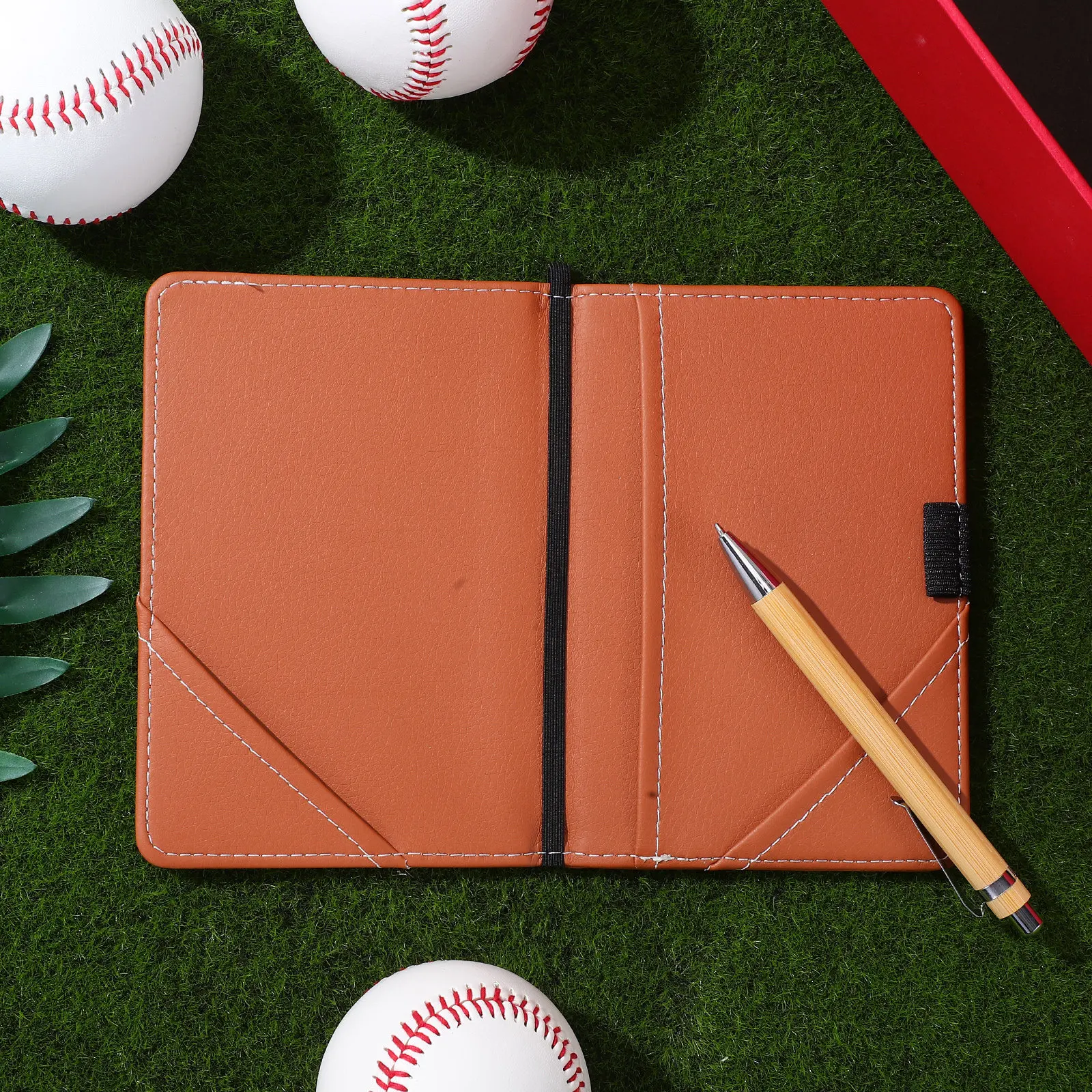 Golf Scorecard Holder - PU Golfscoreboek Compacte Stijlvolle Scorekaarthouder Golfaccessoires