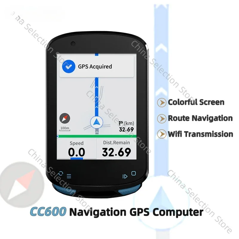 CC600 Extreme Ascension 600 Color Screen English Smart Cycling Codemeter Speed Odometer Arrow Navigation