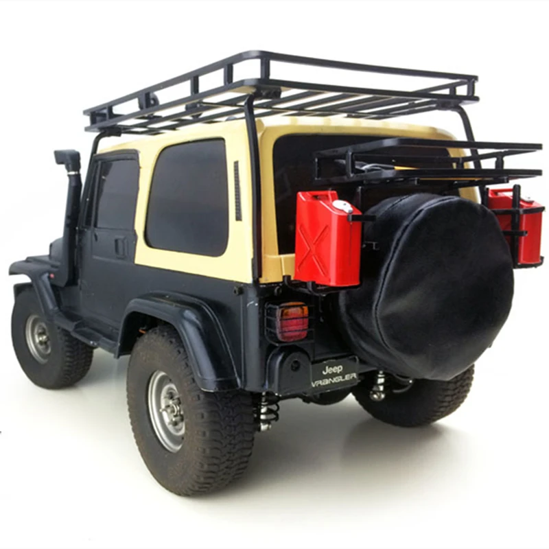 Tamiya-juguetes de coche de Control remoto a escala 1/10, chasis YJ Wrangle, cuerpo duro Rc Crawler, accesorios de modificación mejorados, CC01