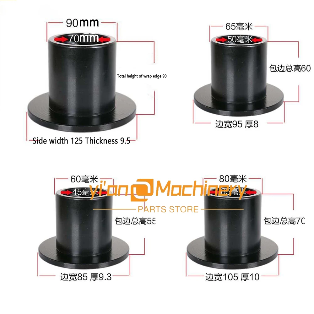 Excavator T Bucket Pin Bushing Inner Diameter 35-100mm Excavator Parts for Komatsu Hitachi Cart Kobelco Sany Yuchai Roller