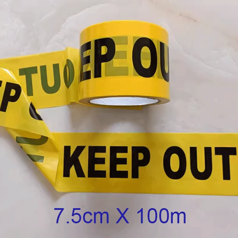 Printed Cordon Barrier Tape No Adhesive