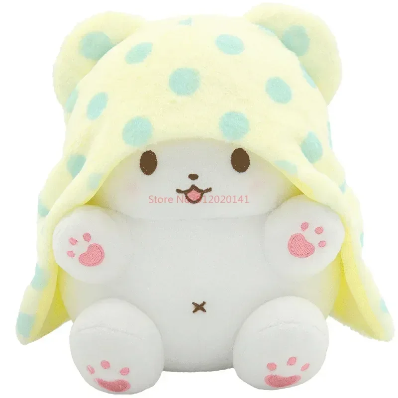 Kawaii Sanrio muslimex coperta orso peluche bambola giocattoli Sanrio Marumofubiyori farcito cuscino giocattoli peluche ciondolo regali per ragazza