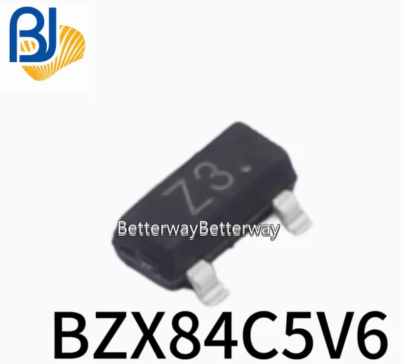 

5 шт. оригинальный BZX84C5V6 SOT23 шелкография Z3 Z3 транзистор BZX84C5V6 5,6 В регулятор напряжения