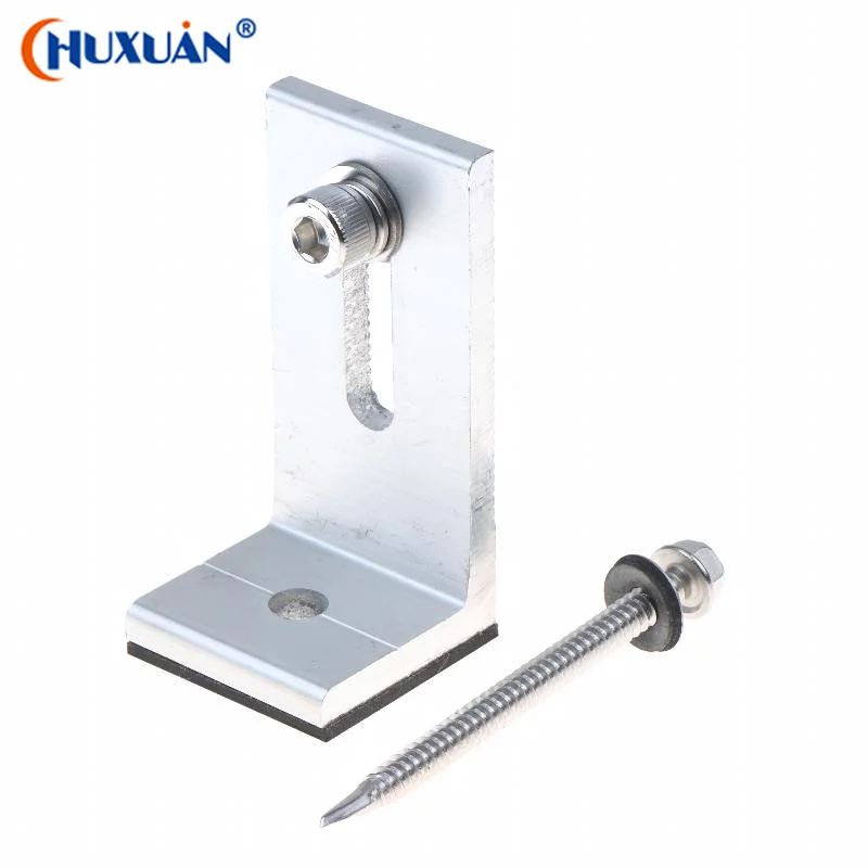 Q Aluminum Solar Panel Mounting L Bracket PV Connection Rail Cross Interconnects For RV Boat Off Roof Solar Installation