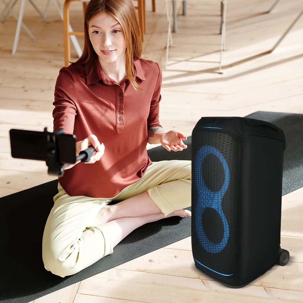 

Сетчатый защитный чехол для уличного динамика, чехол для динамика, противоскользящий рукав для портативного динамика JBL PartyBox Stage 320