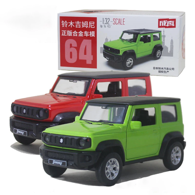 1:32 Suzuki Jimny SUV coche de aleación fundido a presión y vehículos de juguete modelo de coche modelo a escala en miniatura coche para niños