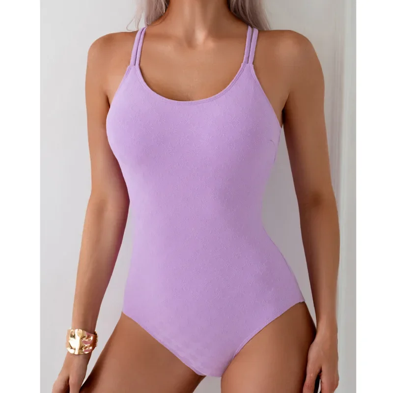

Summer Sexy One Piece Swimsuits Closed Women's Swimwear Push Up For Swimming Wear Body Bathing Suits Beachwear Pool Bather 2025