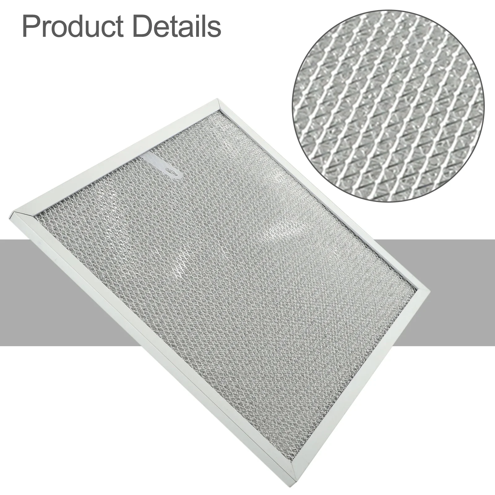 Reliable Range Hood Baffle Filter  ACC187 Metal Filter  315 x 276 X 9mm  Replace Regularly for Optimal Ventilation