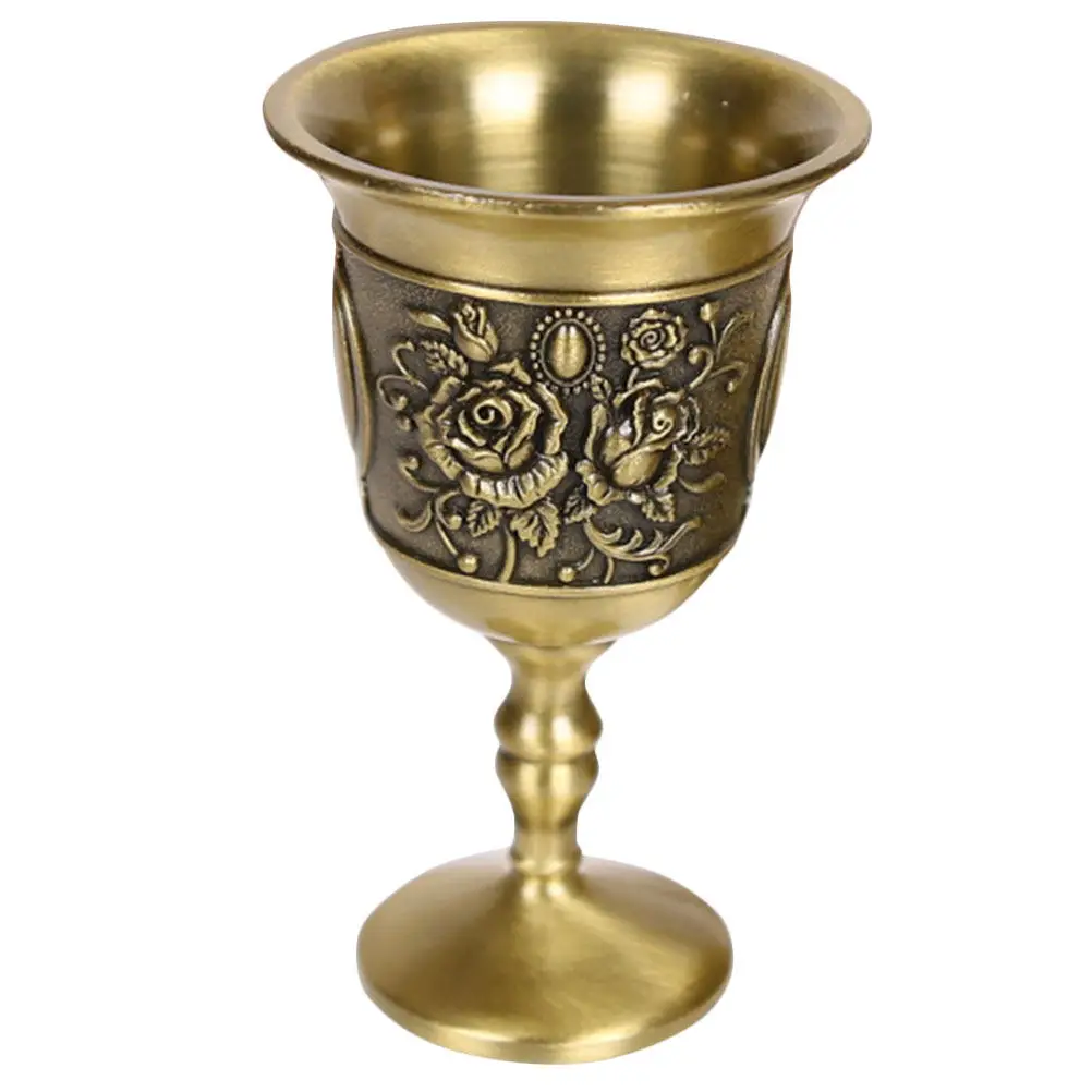 

Retro Wine Cup High quality Alloy Easy Clean Perfect for Party Home Restaurant Hotel Family Gathering Decorative Liquor Cups