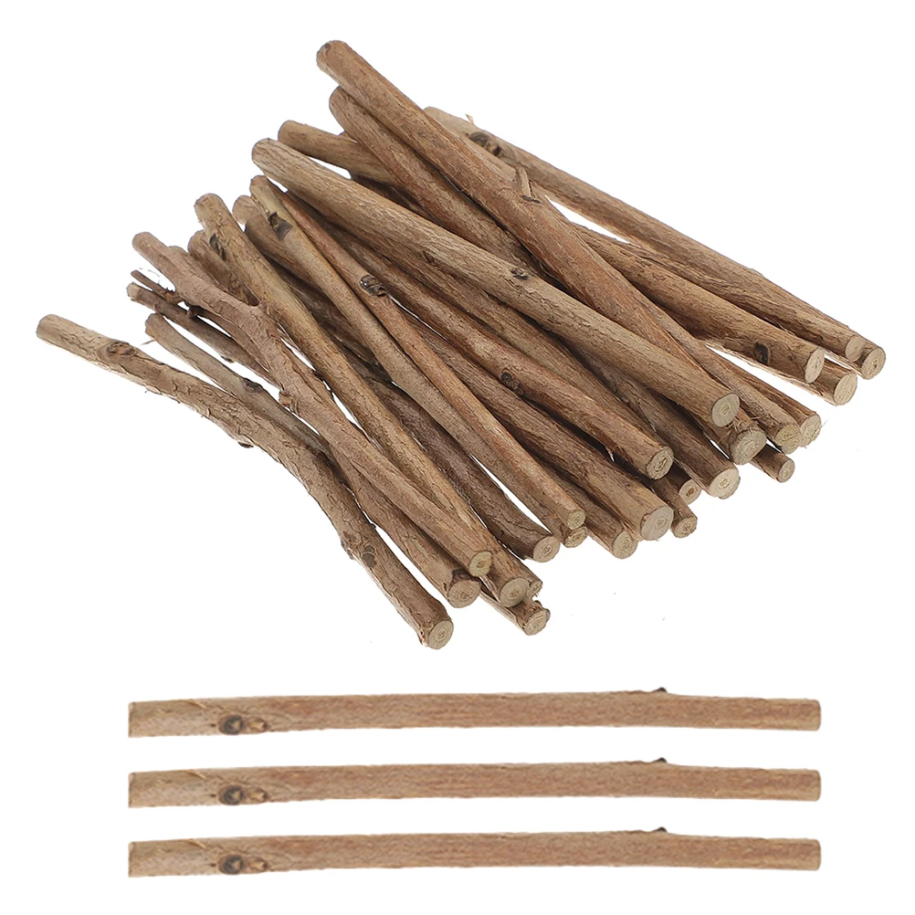Bastoncini di legno naturale Creazione di tronchi fai da te Rami Ramoscelli per bambini Progetti da spiaggia Piccoli pezzi Bastoncini decorativi lunghi secchi