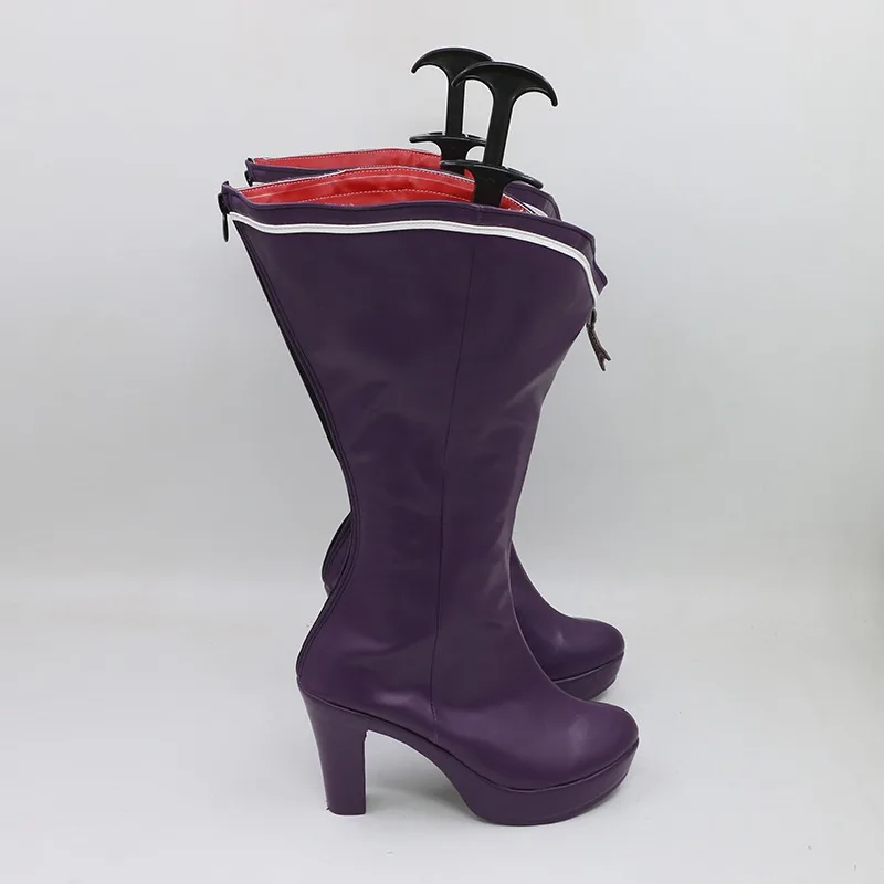 Rem Cosplay Shoes Anime Re:zero PU Leather Shoes Halloween Carnival Boots Anime Accessories Cosplay Prop Custom Made