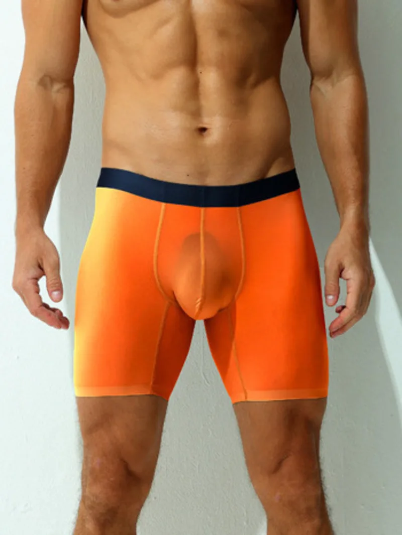 

Seamless Men's Ice Silk Sports Underwear Summer Ultra-Thin Ice Silk Seamless Anti-Chafing Running Quick-Dry Extended Youth 2CZZ