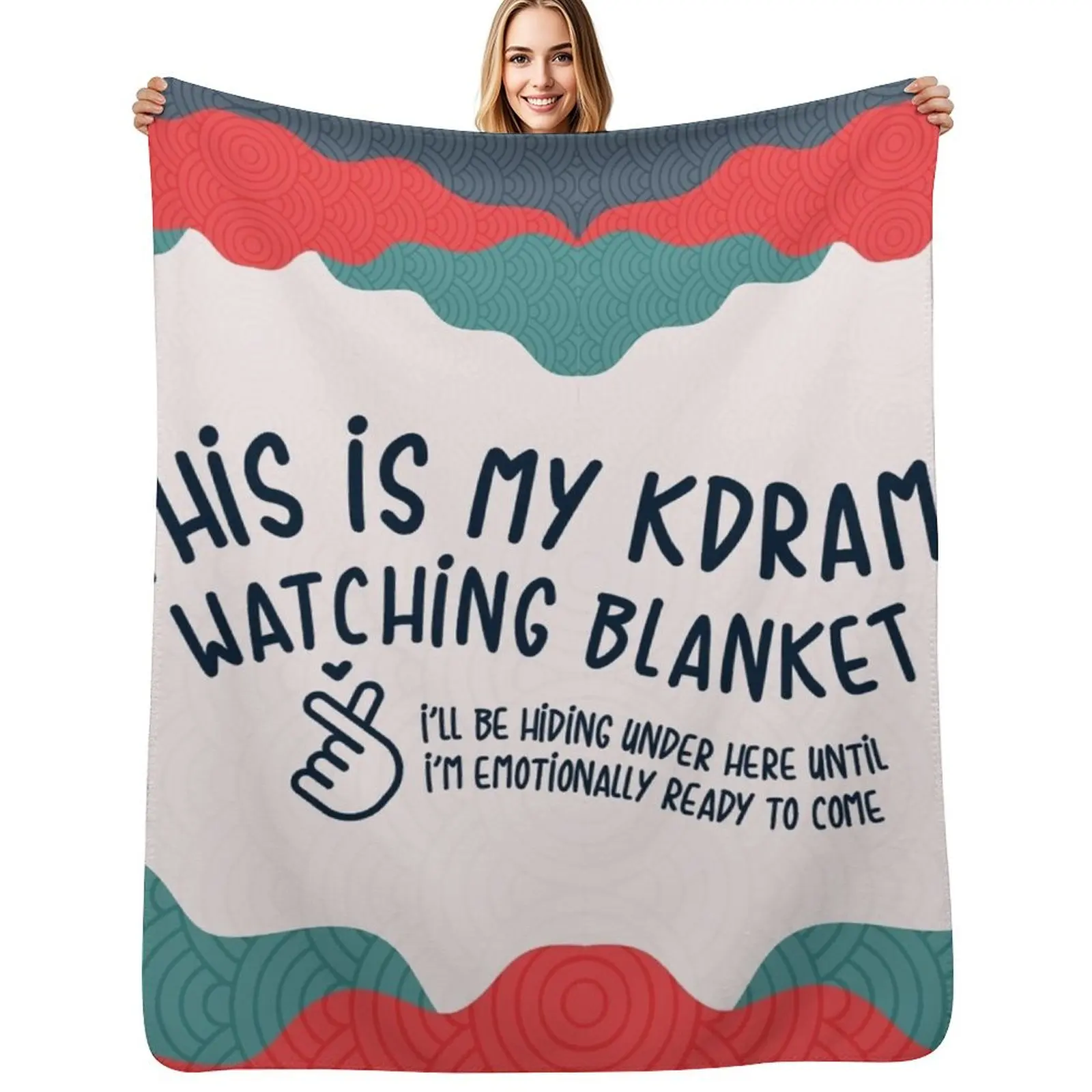 

This is My Kdrama Watching Blanket Gift for Kdrama Fans Throw Blanket funny gift Decorative Sofas Hairy Blankets