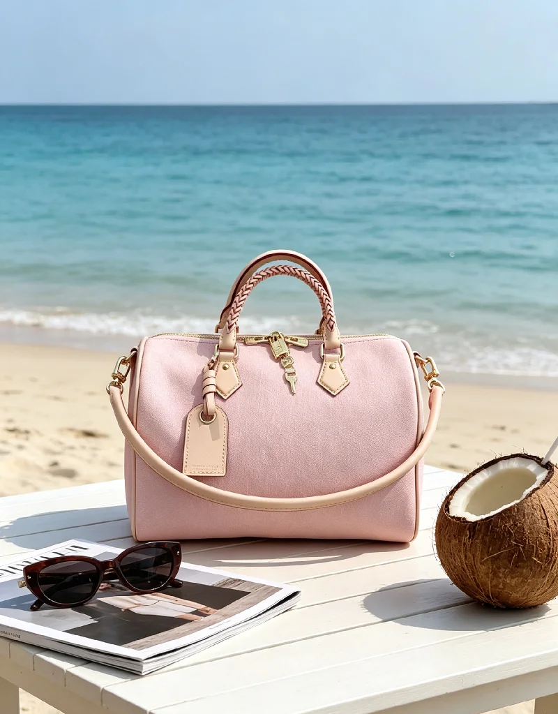 Borsa da donna in stile romantico e di design, con decorazioni a balze, tracolla regolabile, borsa a spalla, elegante borsa a mano, borsa alla moda, ideale per appuntamenti, cerimonie nuziali, uso