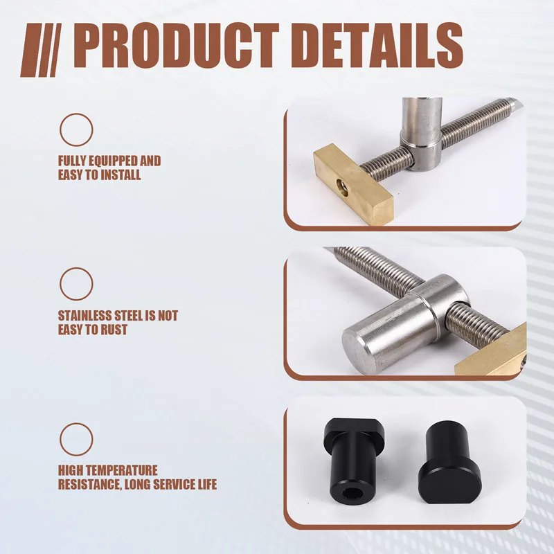 Woodworking Bench Dog Clamps with Bench Dog Stop Sets, Clip Clamp Fixture Vise Joinery Carpenter Tools(20Mm) B-A07G