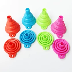 Diamond Painting Tools Funnel - Silicone Collapsible Funnel, Convenient Foldable Beads Container Mosaic Tool for 5D DIY Kits