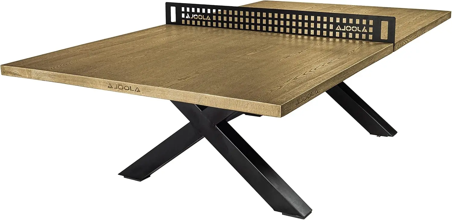 

Berkshire Outdoor Tennis - Multi Use Conference Dining Table - Concrete Wood Look Includes Steel Outdoor