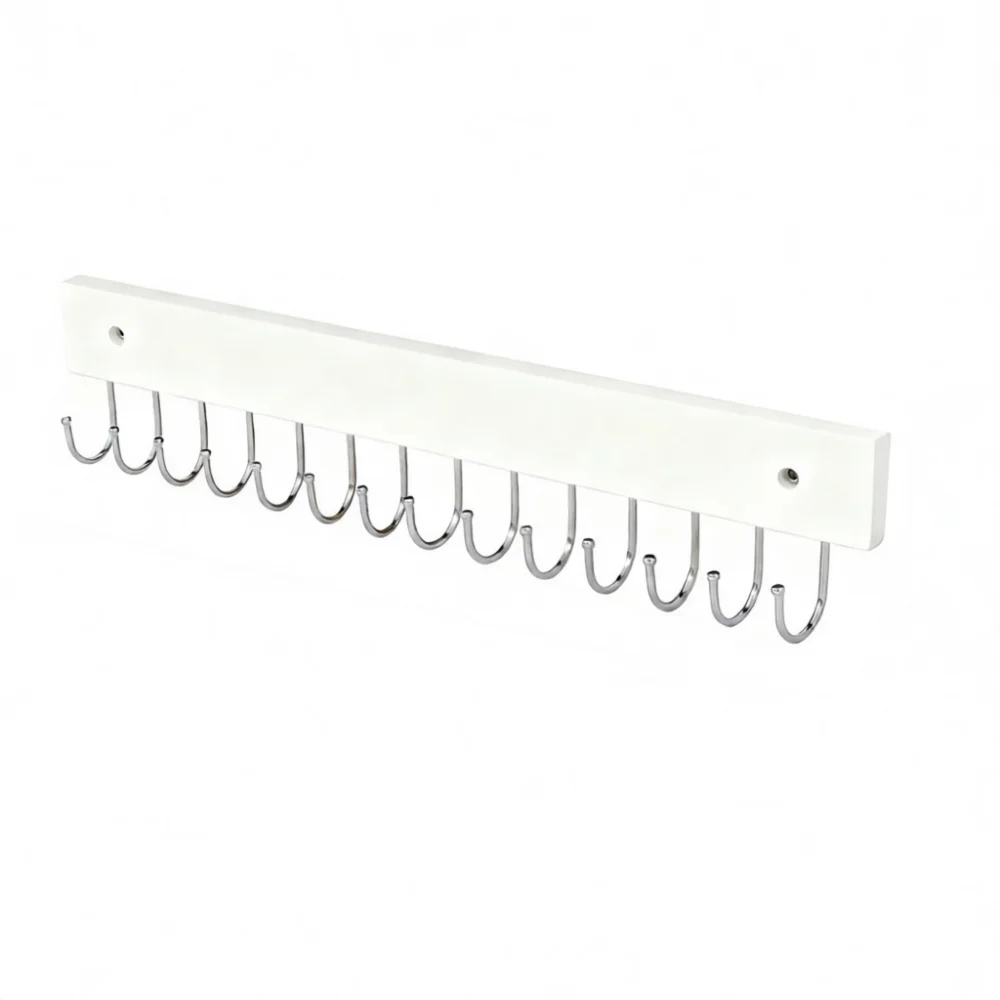 Natural Wood Decorative Wall Mount Hook Minimalist Coat Hanger Practical Storage Rack For Modern Home Organization Use