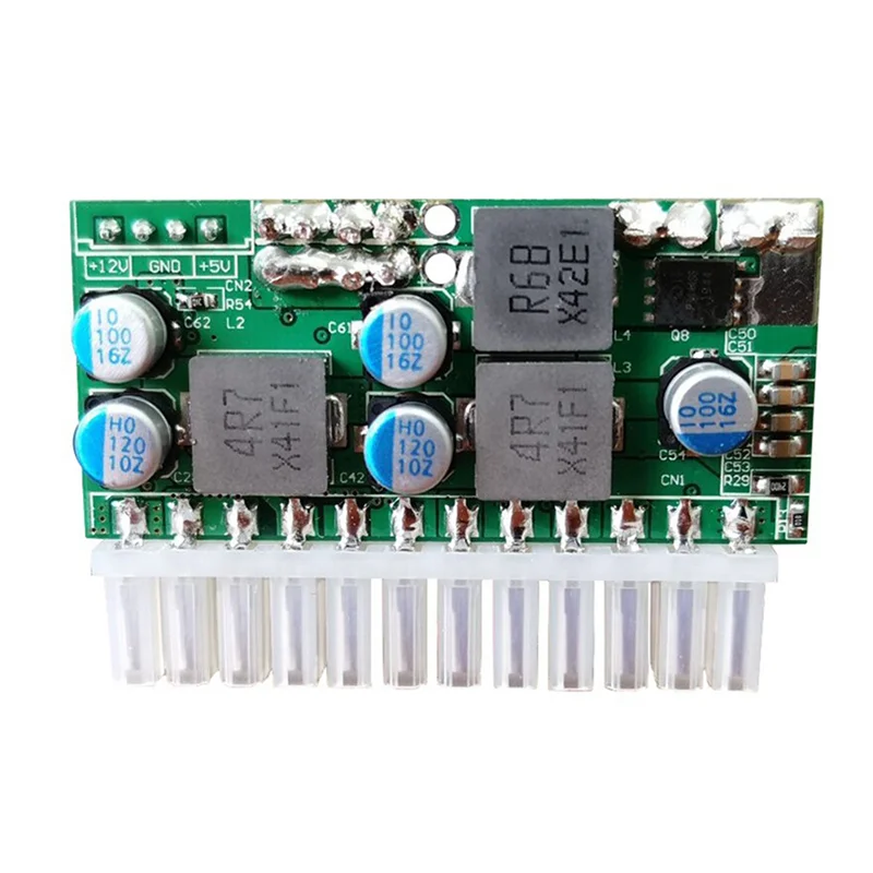 

QWE-10X PCI-E 6-контактный вход постоянного тока 12 В 300 Вт DC-ATX-300 Вт 24-контактный модуль питания PICO ATX Switch PSU