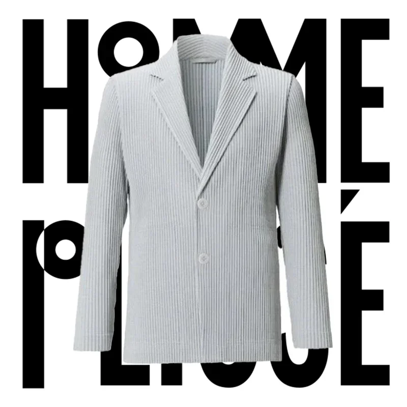 eated Long-sleeved Blazer Collar Jacket Men's 2024 Spring Senior Sense of Loose Casual Suits Japanese Clothing