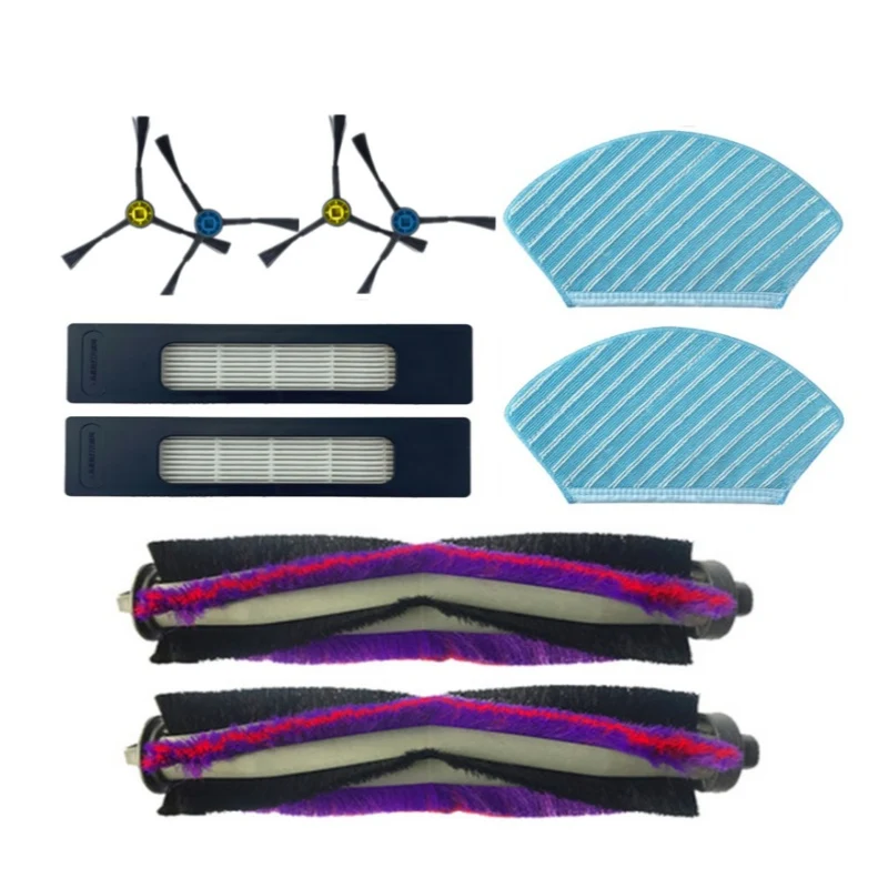 Für fakir rs 770 roboter staubsauger walze haupt bürste mop tücher hepa filter seiten bürste ersatzteil zubehör