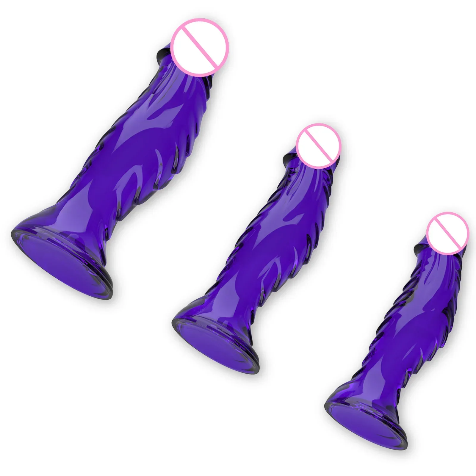Suction cup dildo tpe soft sex toy G-spot anal plug masturbator suitable for adult male and female homosexuals 18+ - view 4