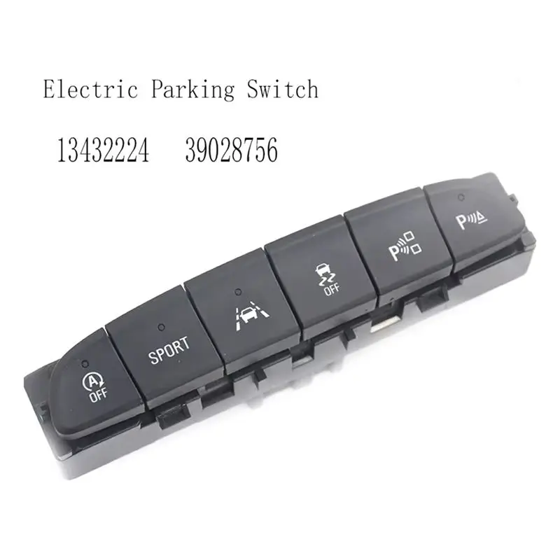 Efficientt-Car Multi-Function Lane Keeping And Parking Button Assembly For Buick VERANO, Model 13432224 & 39028756