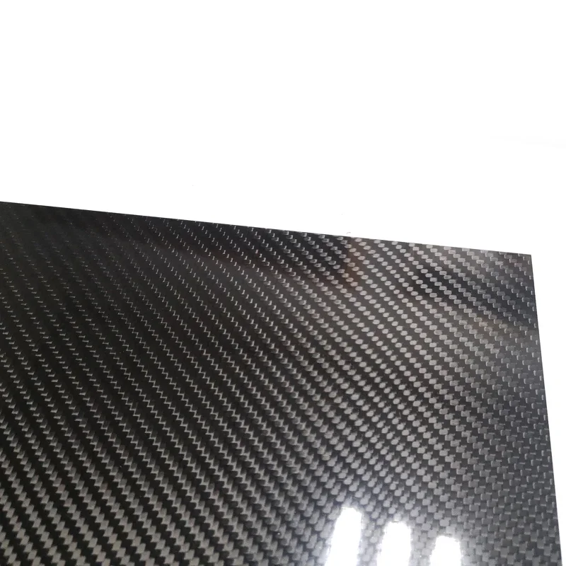 3K Twill Glossy Carbon Fiber Plate 450mmx300mmx2mm