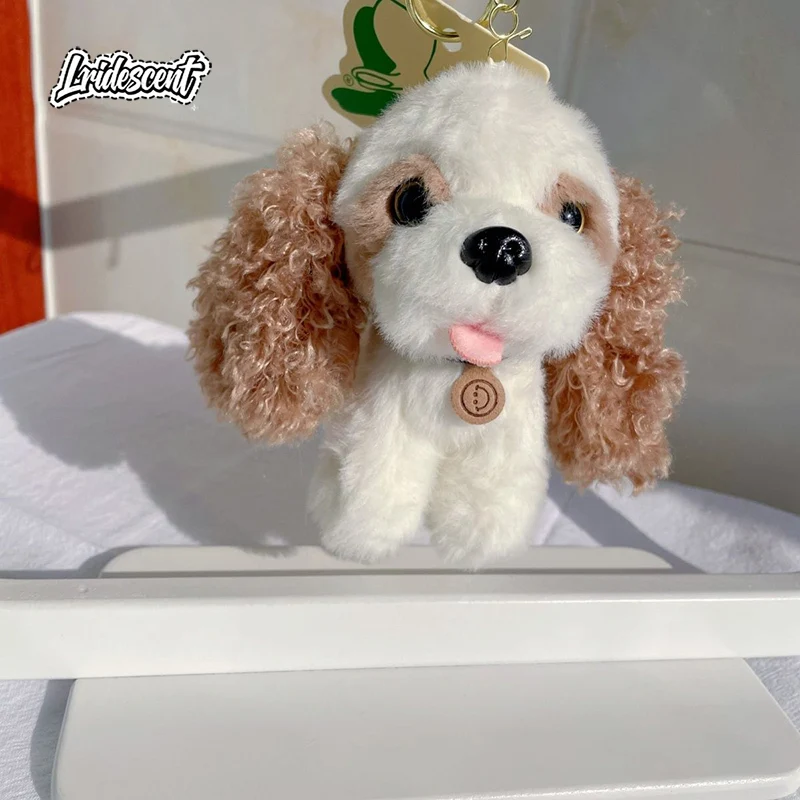 Cockerel hond sleutelhanger pop hond pluche rugzak hanger hanger trendy speelpop