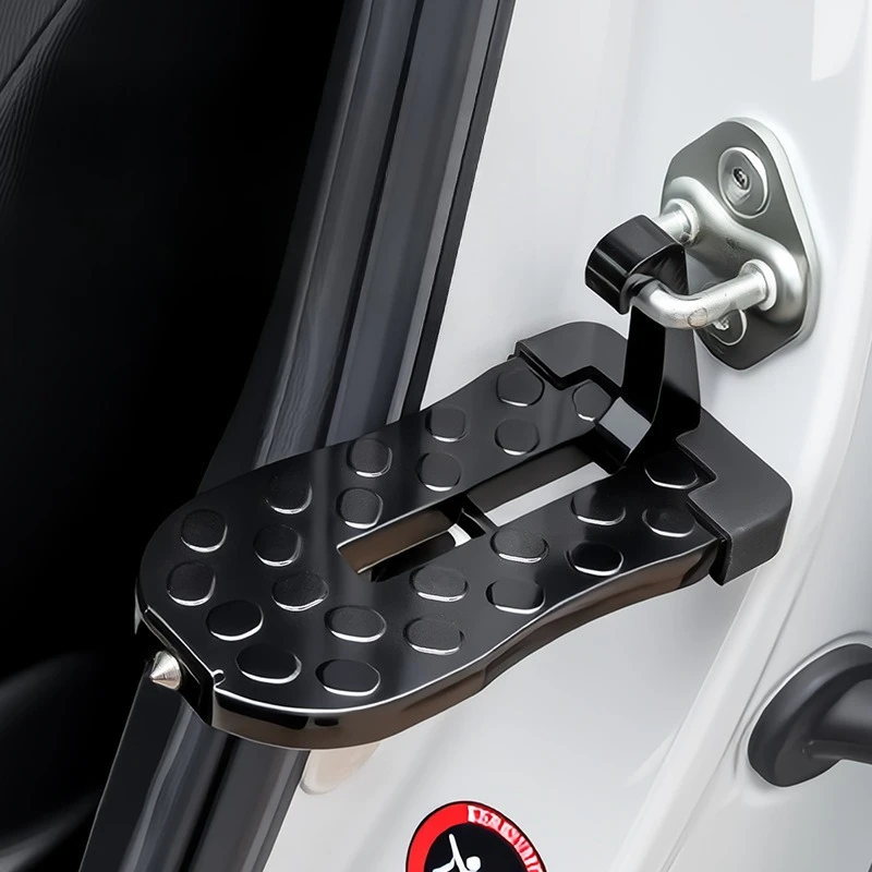 1pc Foldable Roof Step with A Window Breaker And Safety Hammer - Facilitates Access to The Vehicle Roof. Suitable for Most Cars