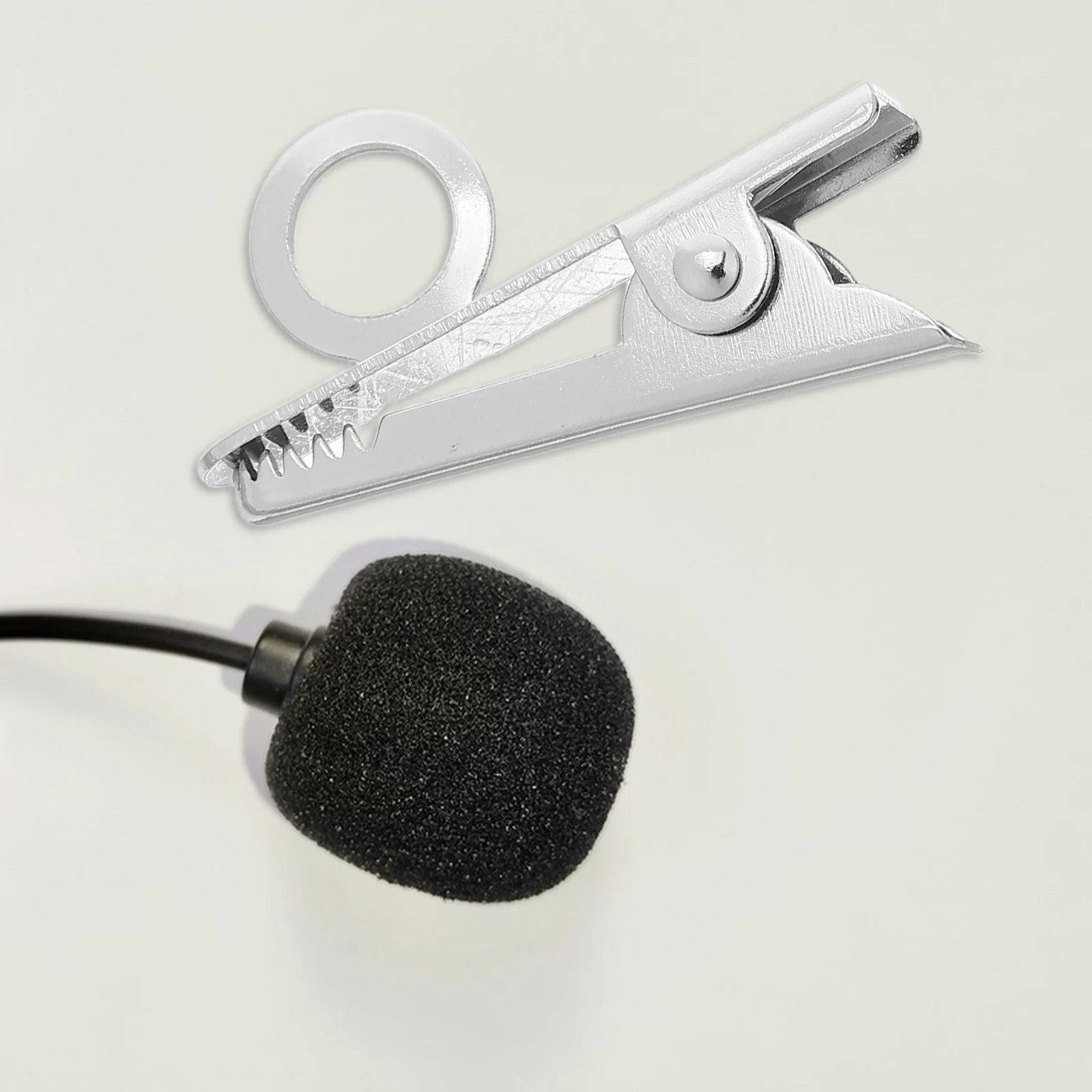

20Pcs Lavalier Microphone Clip Iron Adjustable Angle Compact Design for Presentations Interviews Performances Lavaliere Holder