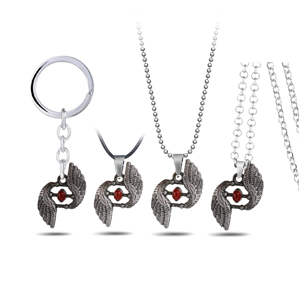 Game May Cry Keychain DMC 5 Dante Nero Rebellion Awakening Red Queen Pendant Metal Key Holder Demon Women Men Jewelry llaveros