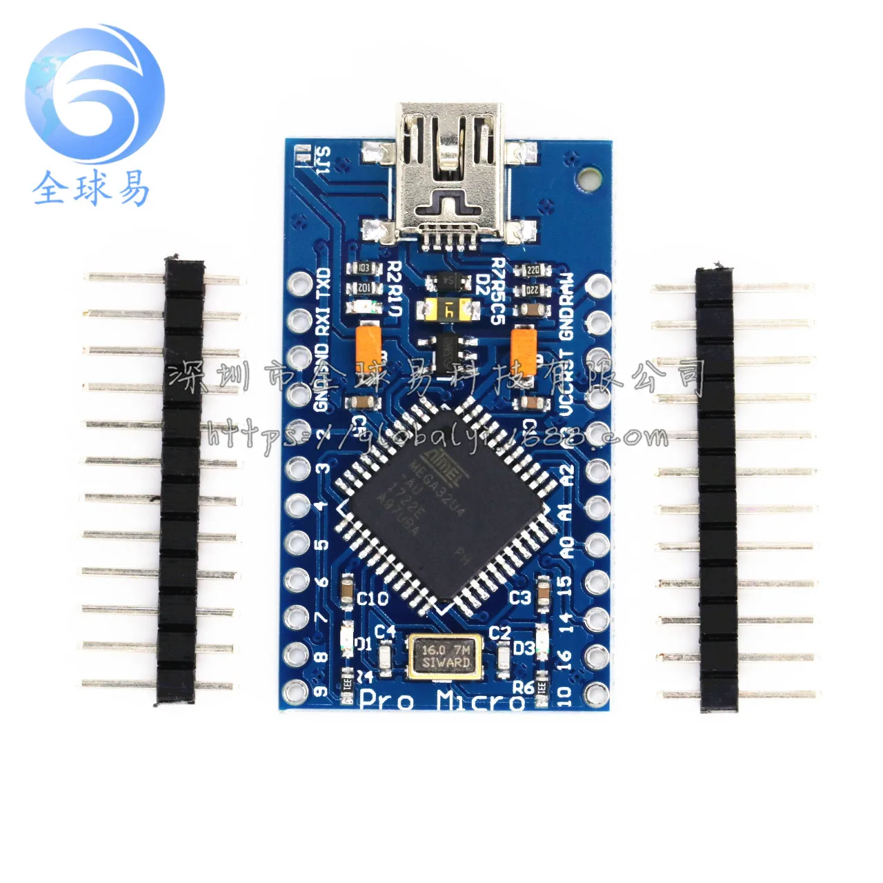 Мини-плата ATmega32U4 Pro — компактный USB-модуль управления (обновленная версия Leonardo)