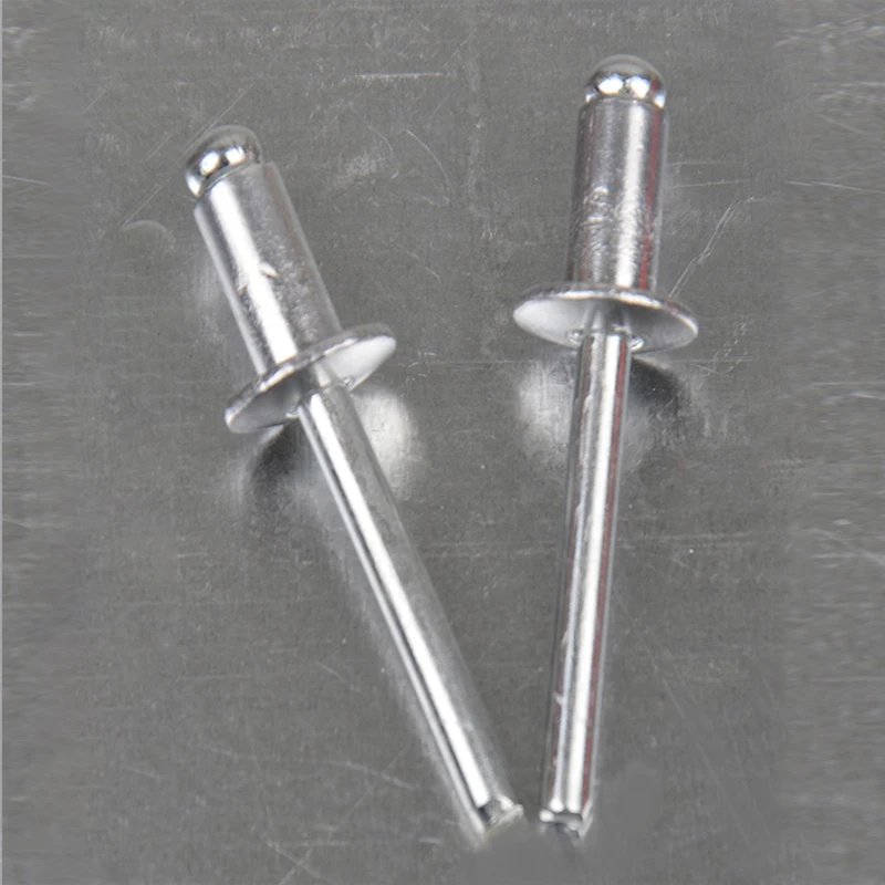 GB12618 M3.2 1/8 Rivetti Pop Rivetti testa a cupola in acciaio in alluminio testa aperta Rivetti ciechi Rivetti Rebite Rivetti a testa aperta decorazioni per la casa