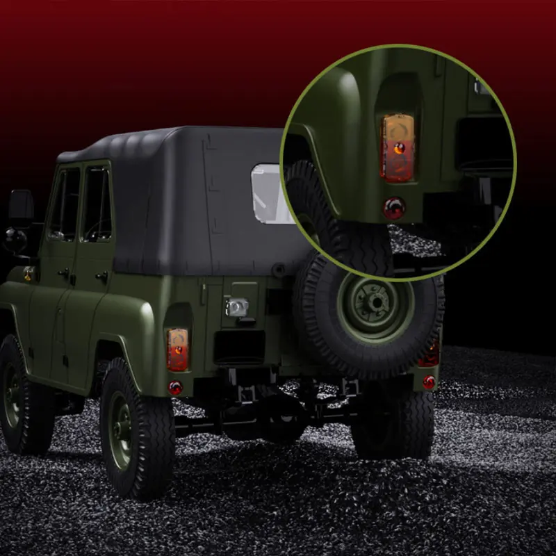 1:12 WPL UAZ-469 RC Auto 10 km/u Hoge Simulatie 4WD Hoge Snelheid Multi Terrain Klimmodel RC Auto Kinderen Kerstcadeau