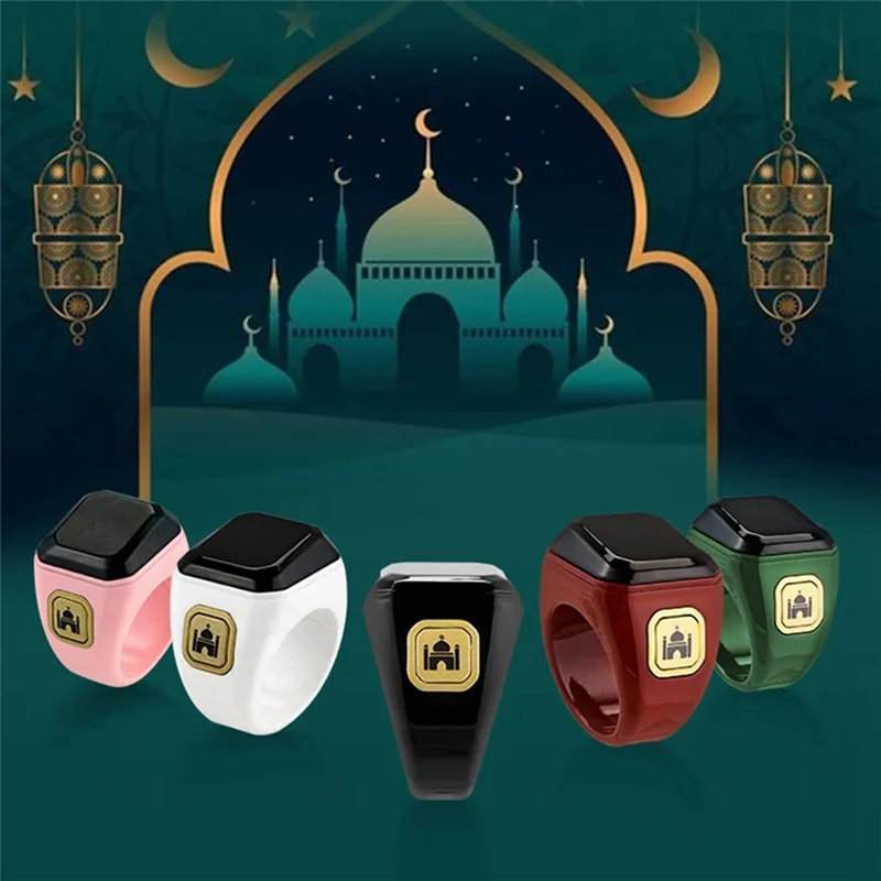 1 PCS Smart Bluetooth Ring Convenient Bluetooth Finger Counter Time Reminder Counter Black-N33R