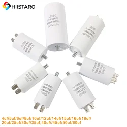 CBB60 Motor Run Starting Capacitor 450V Double Insert Electric Replacement Capacitors with screws For Air Compressor Water Pump
