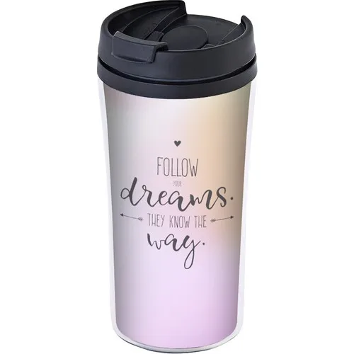 Allmug Inside-out Plastic Thermos-Follow Your Dreams