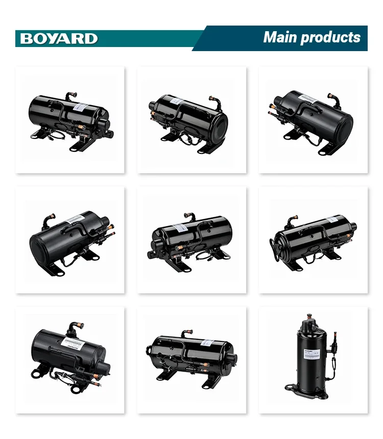 พลังงานแสงอาทิตย์ 12V DC คอมเพรสเซอร์โรตารี่สําหรับรถยนต์มือถือตู้เย็นขนาดเล็กที่จอดรถรถบรรทุก Cooler