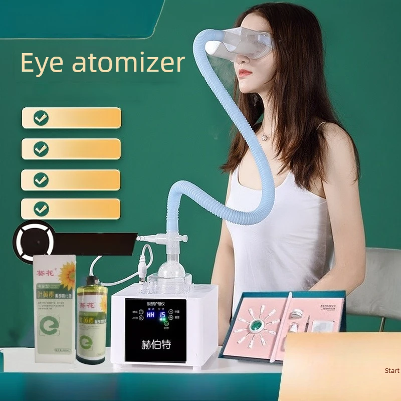 

Eye Mist Sprayer Steam Heating Mask Massager for Dry Eye Relief Warm Compress Hydrating Relaxation Soothing Home Use Portable