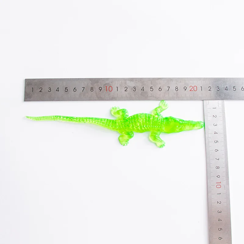 Funny novelty sticky toy TPR soft pop it animal crocodile squishy models prank supplies alligator joke fidget kids educational