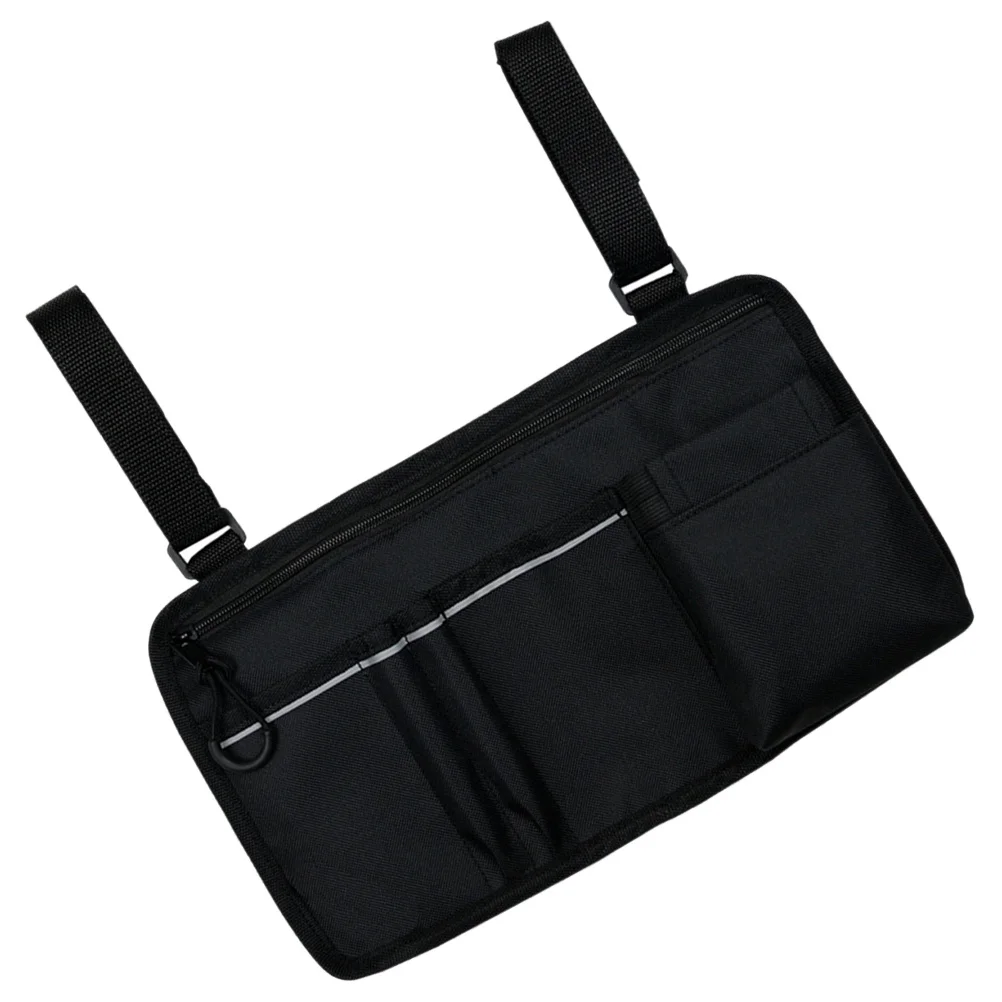 

Wheelchair Side Storage Bag Oxford Cloth Lightweight Durable For Water Cup Phone Food Universal Wheelchair Accessories Stroller
