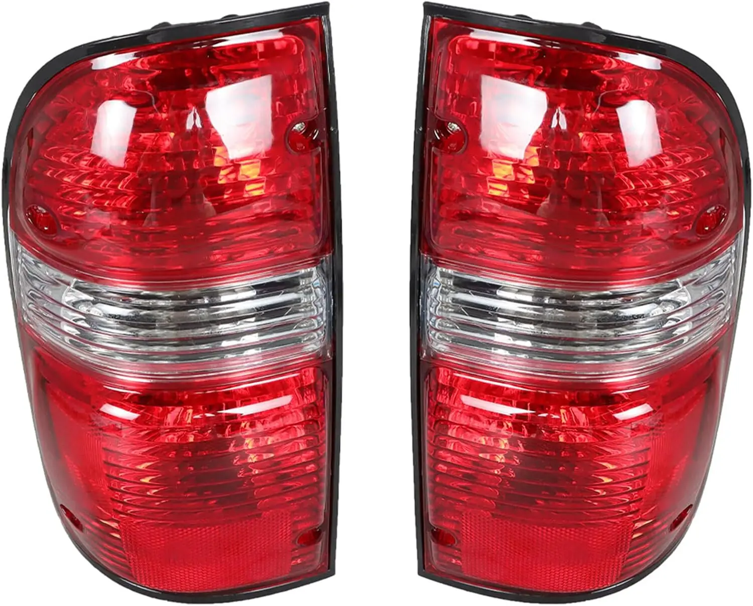 

Tail Lights Assembly for Tacoma 2001-2004, Red Rear Brake Lamps Left Right Replacement 8156004060 8155004060