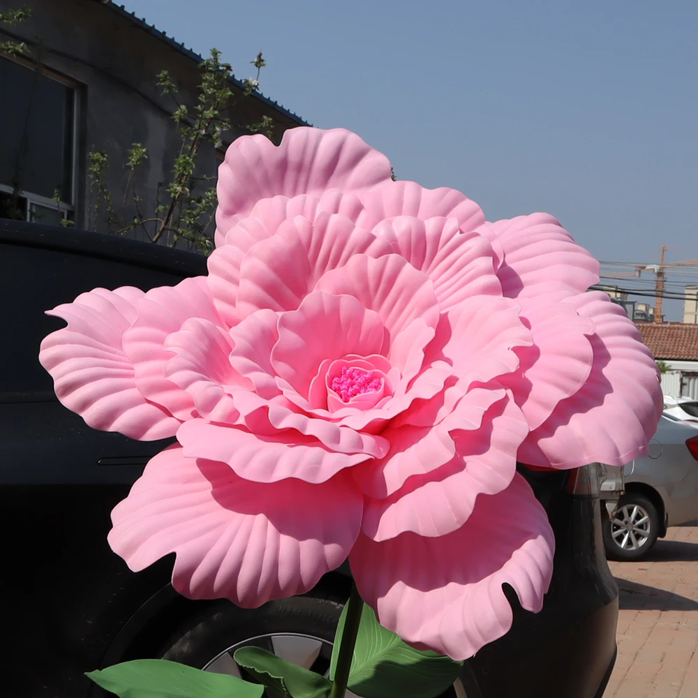 대형 PE 모란 거품 꽃 꽃다발, 북유럽 가정 장식, 무대 레이아웃, 축제 용품, 새해 전날 장식, 수제