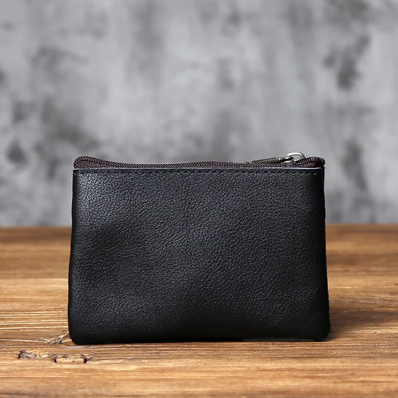 NZPJ männer Echt Leder Karte Tasche Vintage Erste Schicht Rindsleder Geldbörse dame Zipper Brieftasche Schlüssel Tasche Fahrer lizenz Tasche – Detail 16