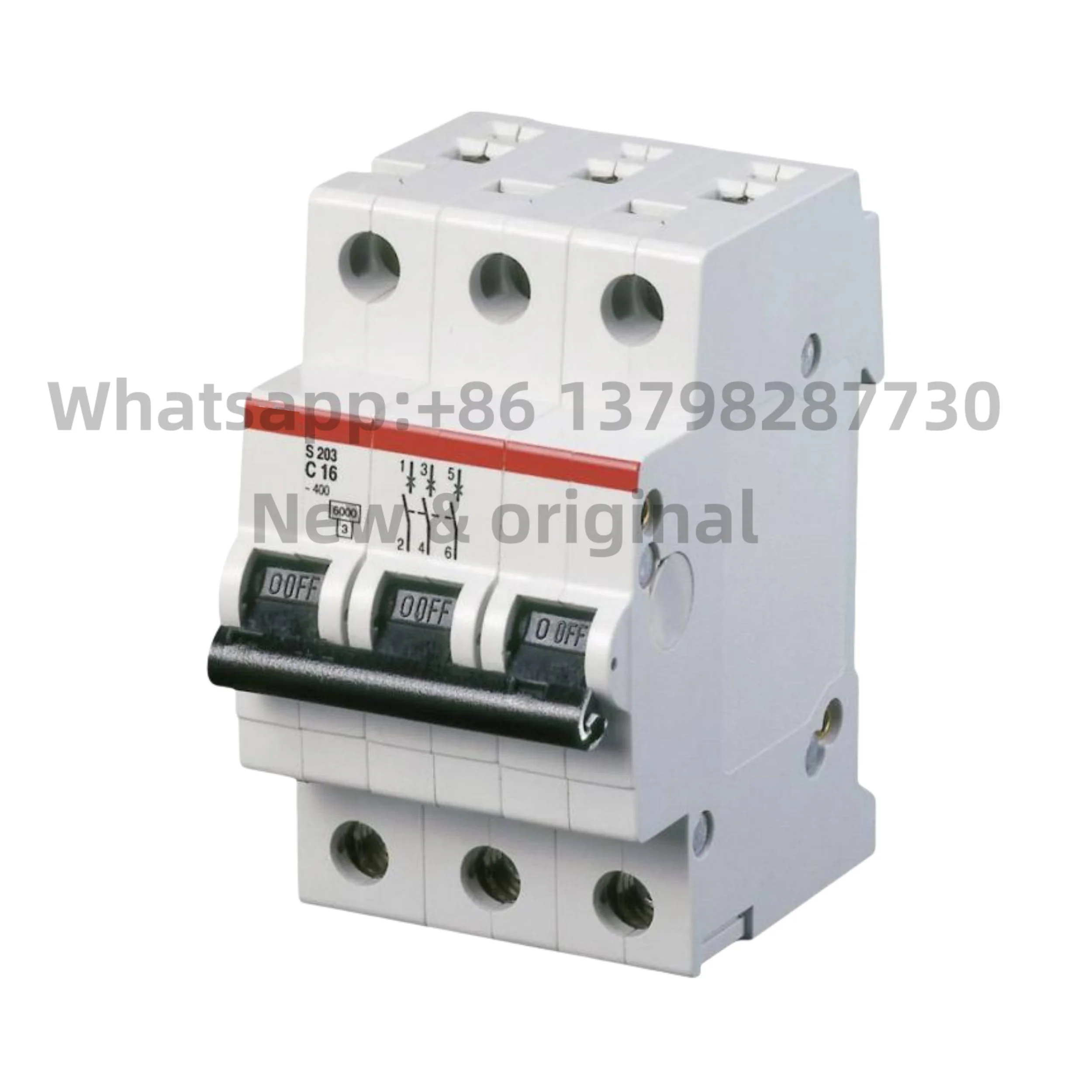 New original Miniature circuit breaker S203-C16 3P 16A air switch