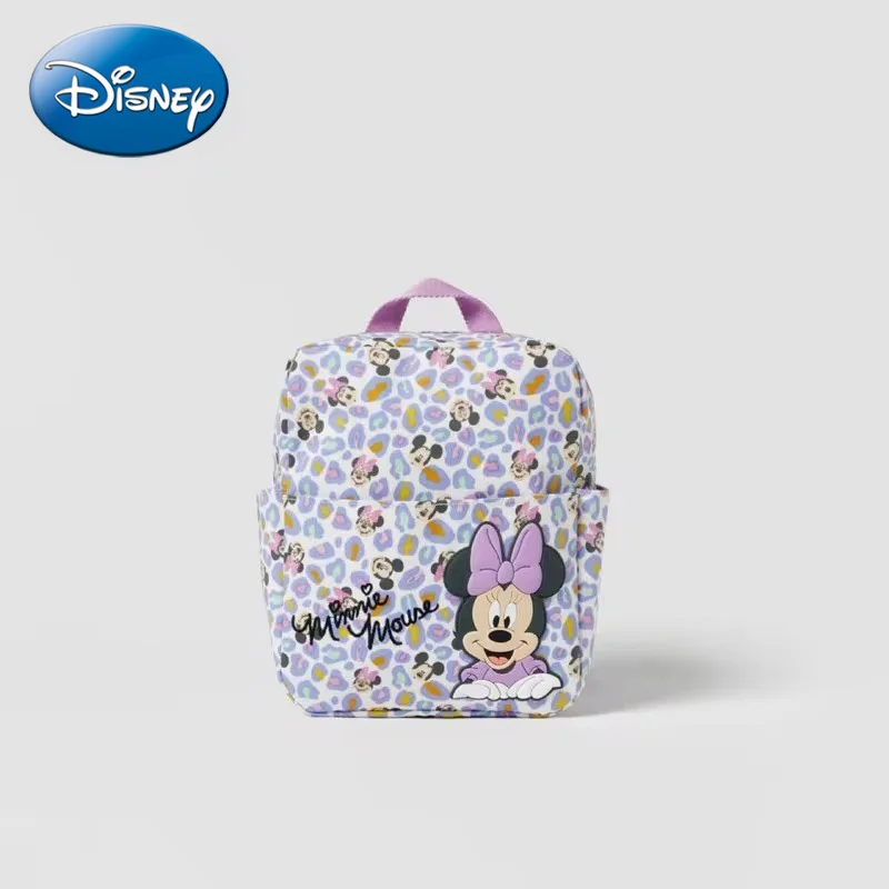 disney-2025-novo-dos-desenhos-animados-minnie-criancas-mochila-bonito-bebe-mickey-mouse-impresso-menino-mochila-estudante