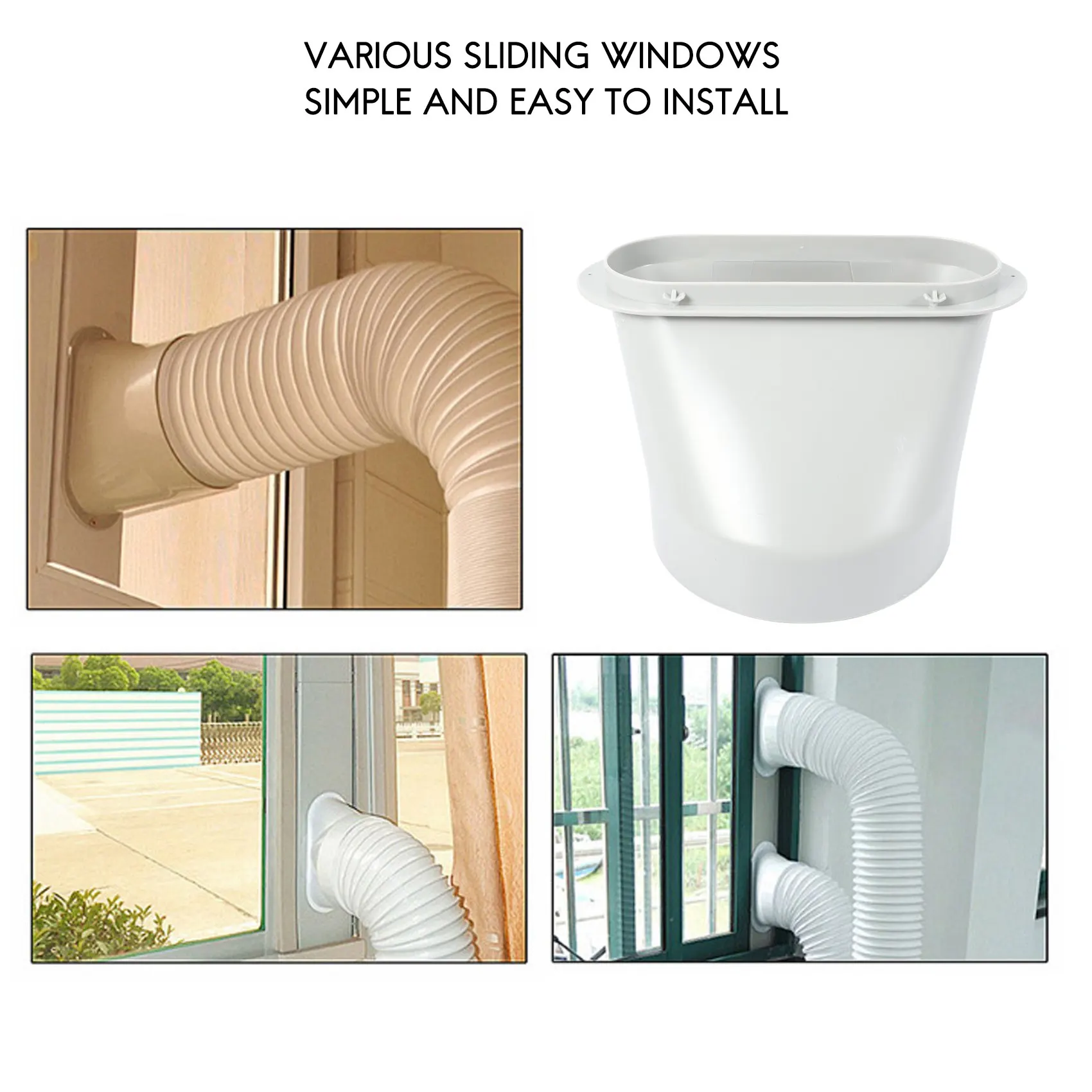 Złącze adaptera okiennego Wąż wydechowy do płyty zestawu przenośnego klimatyzatora